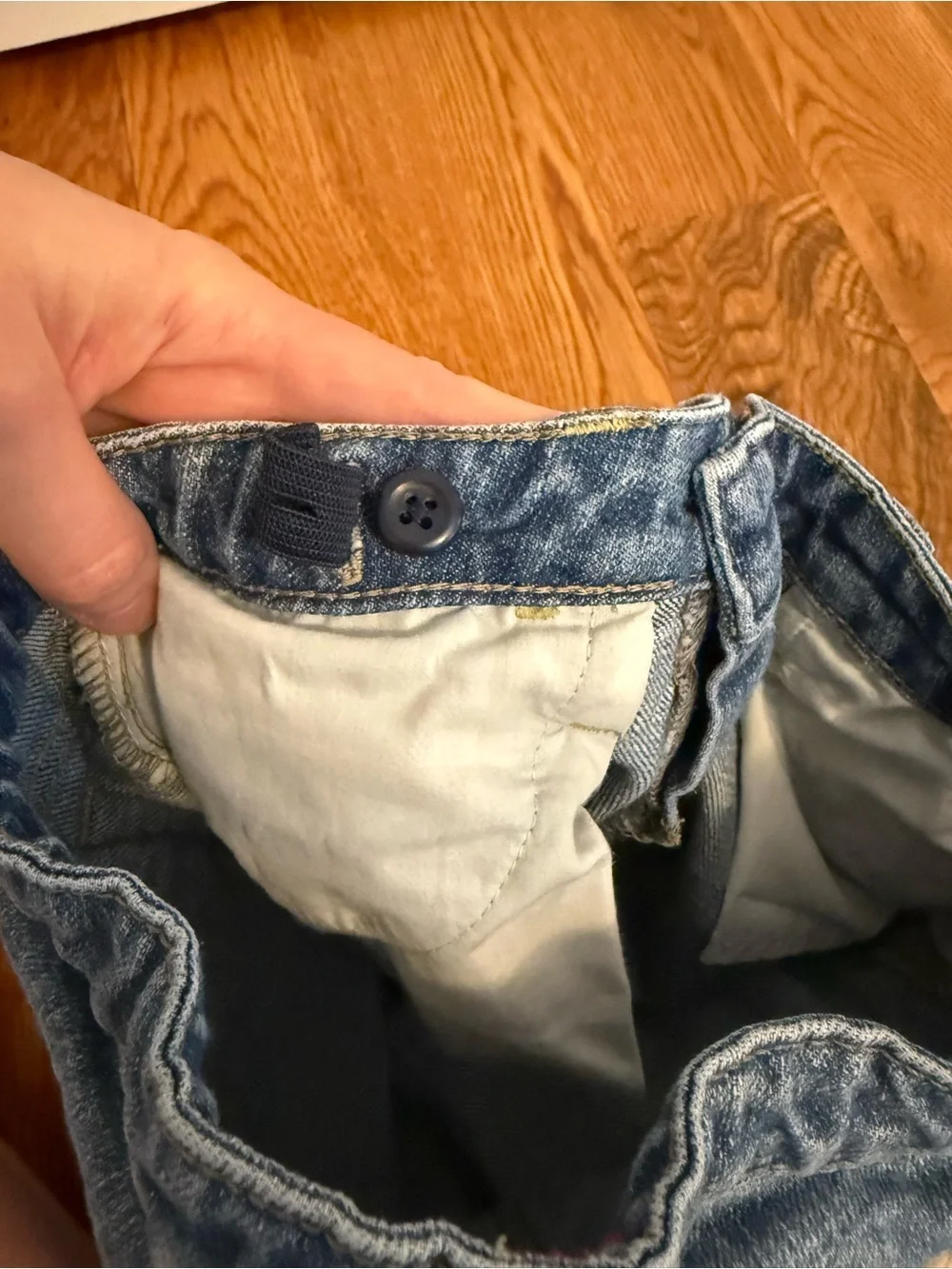 Gap Kids Vintage Denim Skirt with Embroidered Pockets Size 10 regular